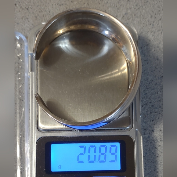 Firm Final price!*Sterling cuff Bracelet - Picture 2 of 5